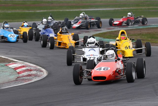 Historic racing at the Winton Festival of Speed