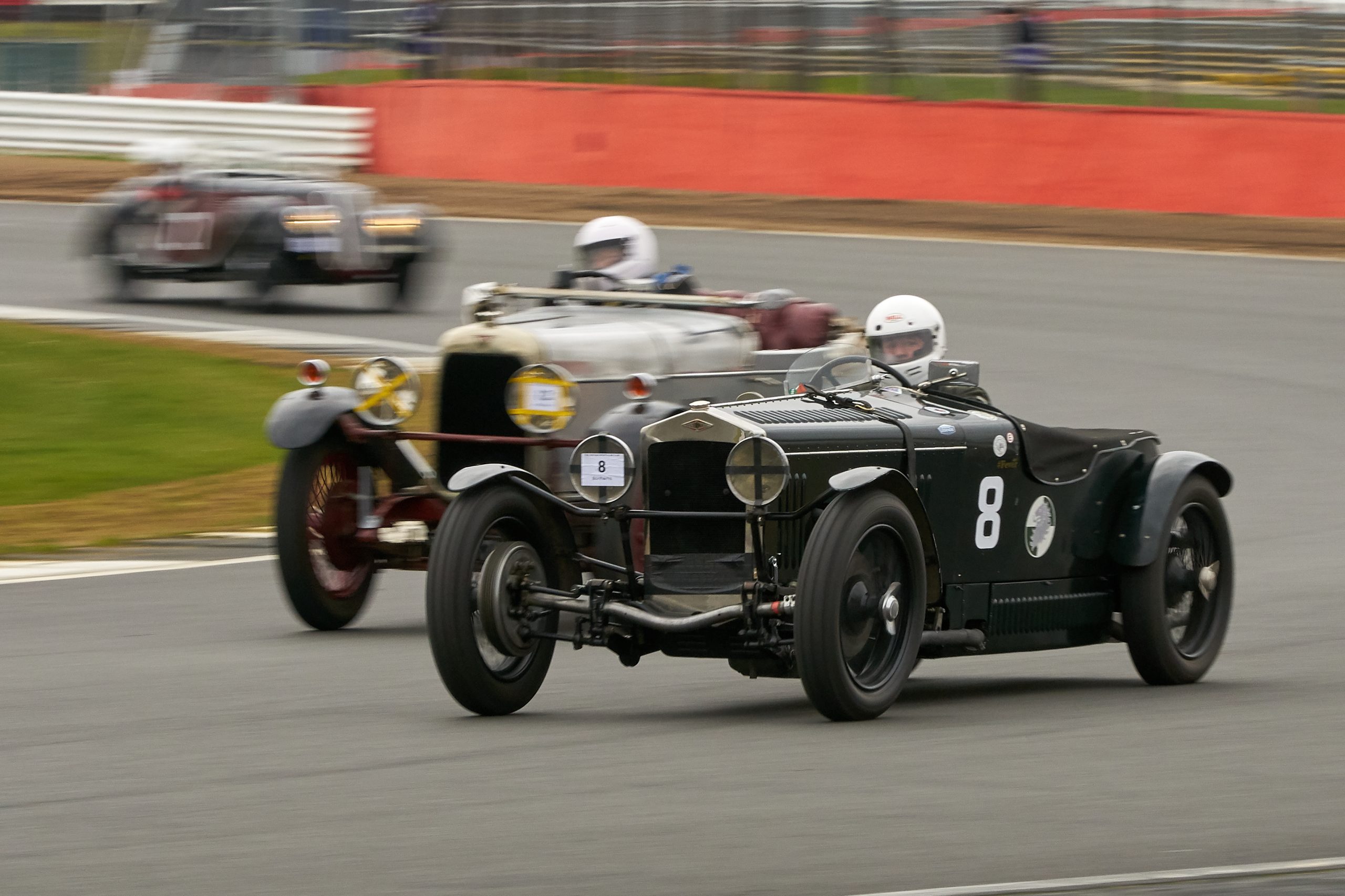 Vintage racing at the VSCC Pomeroy Trophy at Silverstone