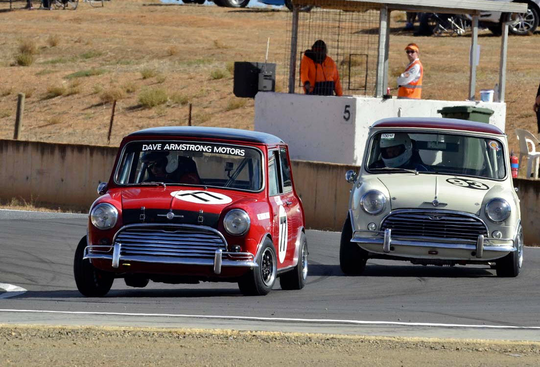 Classic touring car racing at the All Historic Mallala event