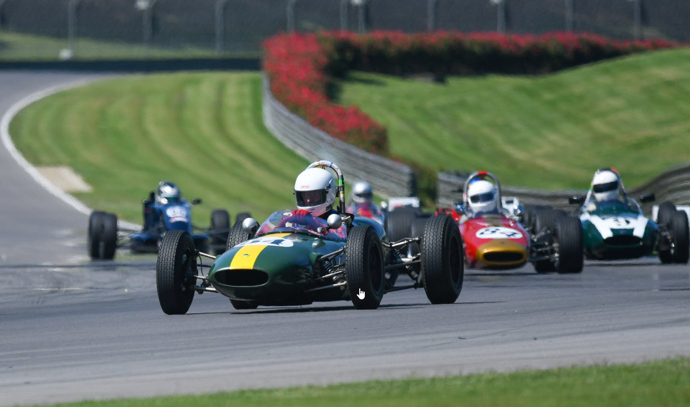 Historic formula racing at the Barber Historics event