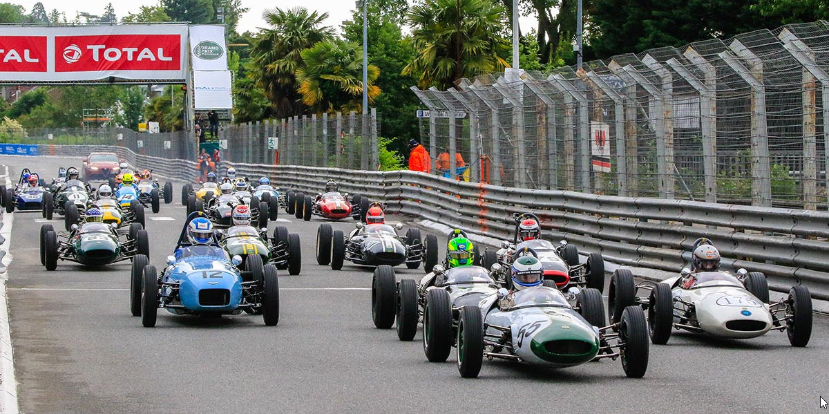 Classic Formula Junior racing at the Grand Prix de Pau Historique