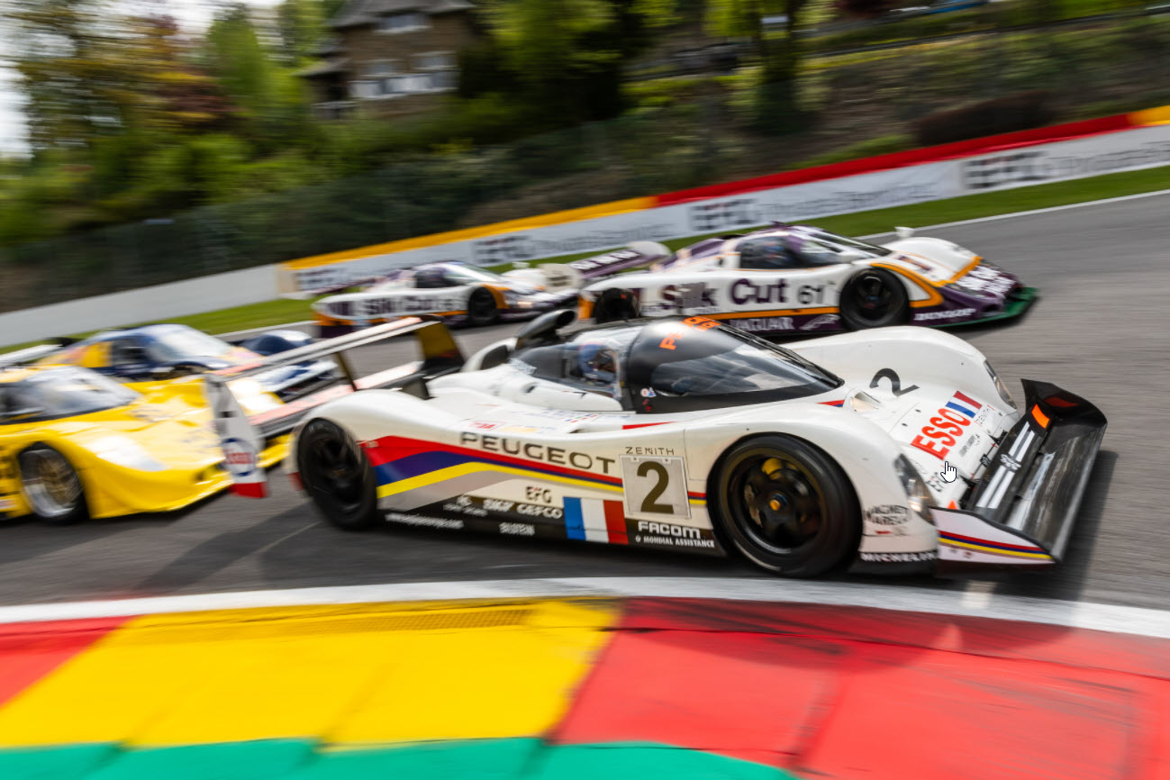 Historic sportscar endurance racing features at the Spa Classic