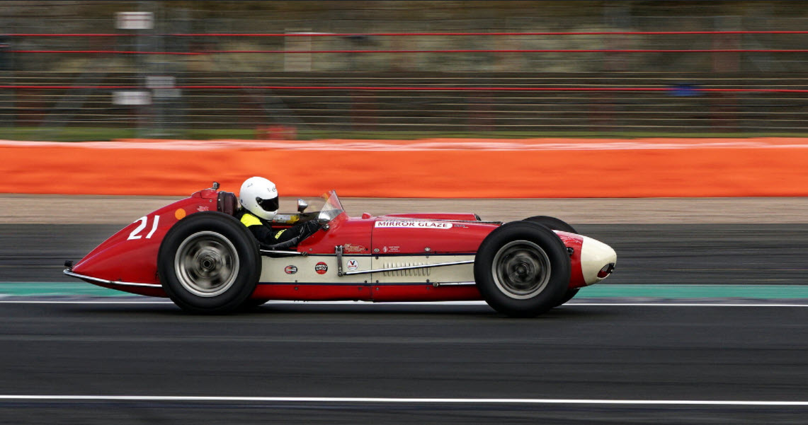 Vintage racing features at the VSCC Silverstone race meeting