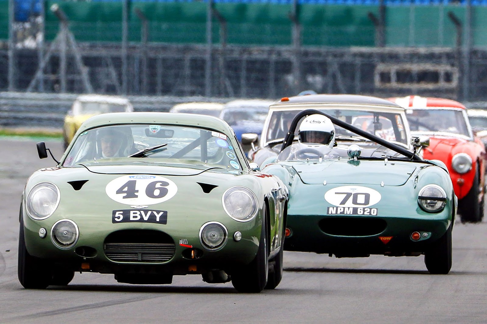Historic sports cars feature at the Equipe Classic Racing event at Silverstone