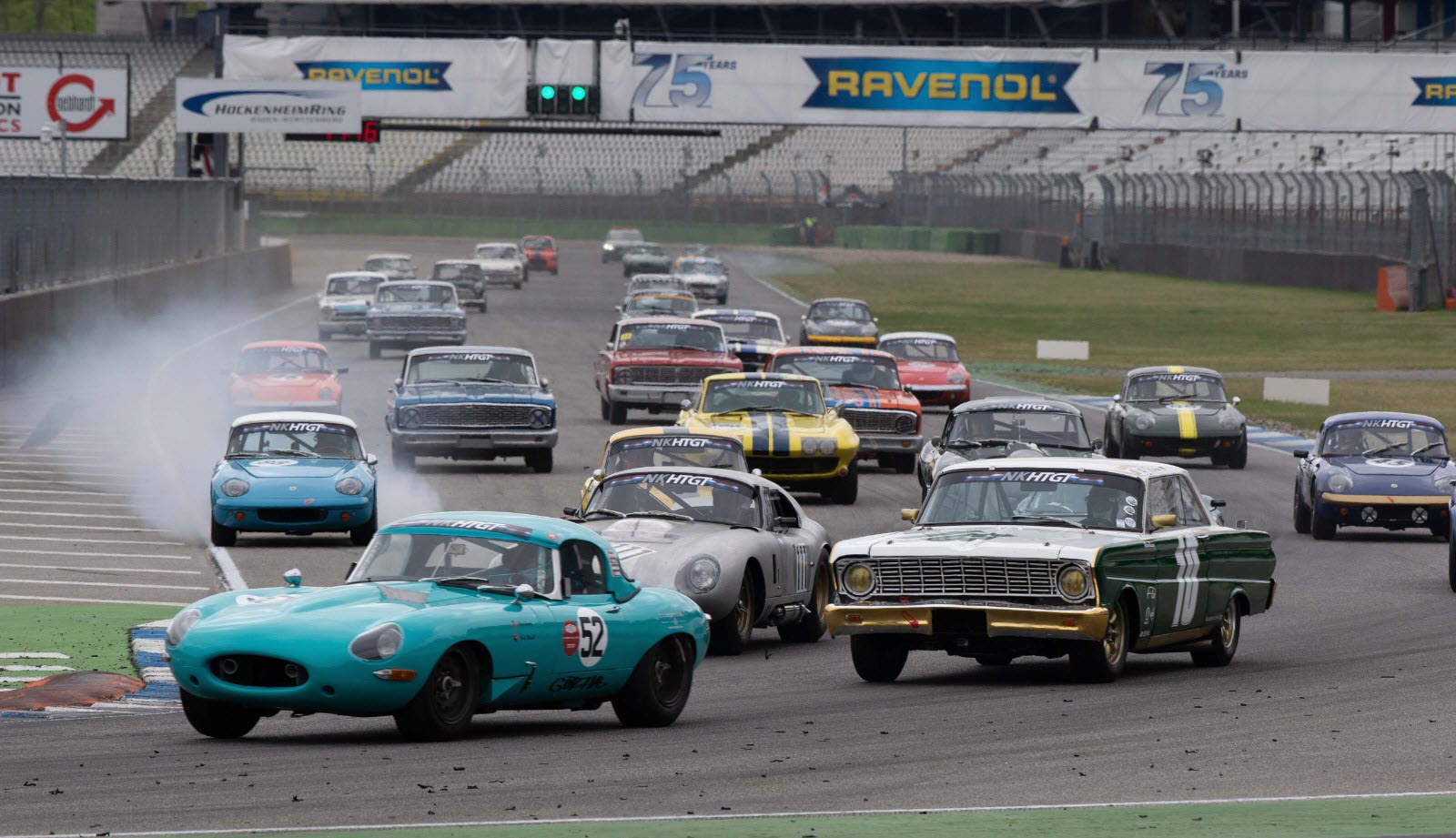 The Preis der Stadt Stuttgart at Hockenheim racing features historic touring cars and GTs