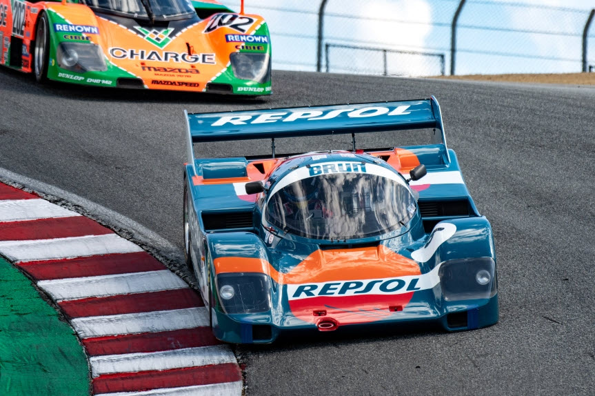 Sports prototype racing at the Rolex Monterey Motorsports Reunion