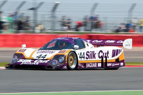 Historic Group C racing at the Silverstone Classic Festival
