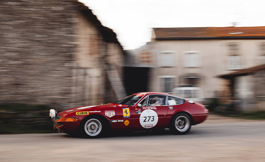 The Tour Auto sees classic sports cars on the roads and circuits of France  