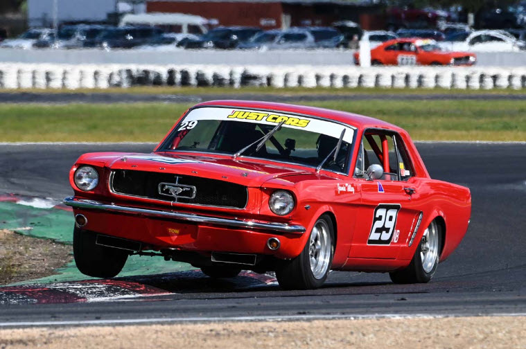 Historic touring car racing at the Winton Festival of Speed