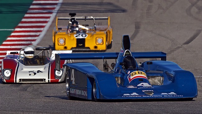 Classic can-am and sportscar racing at the SVRA Austin SpeedTour at Circuit Of The Americas