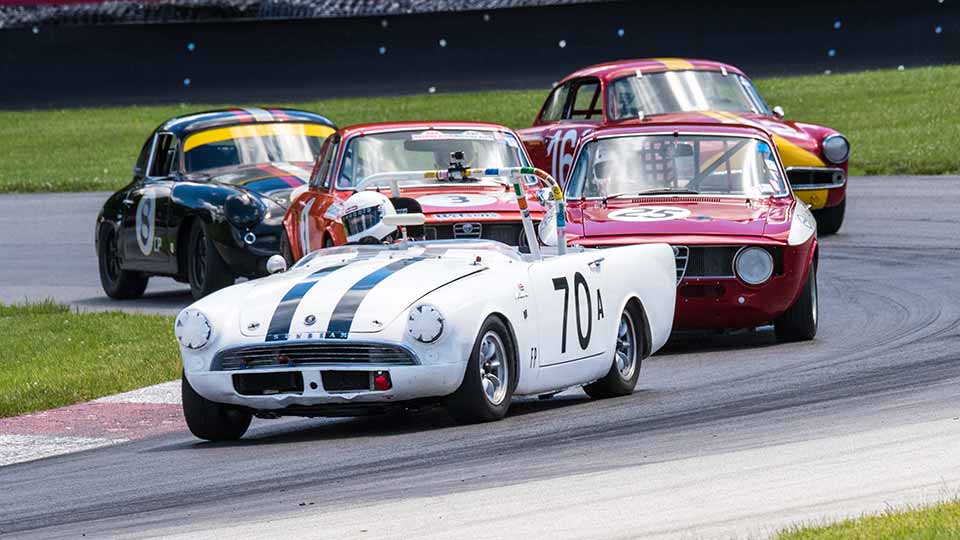 Classic racing at the Vintage Grand Prix of Mid-Ohio
