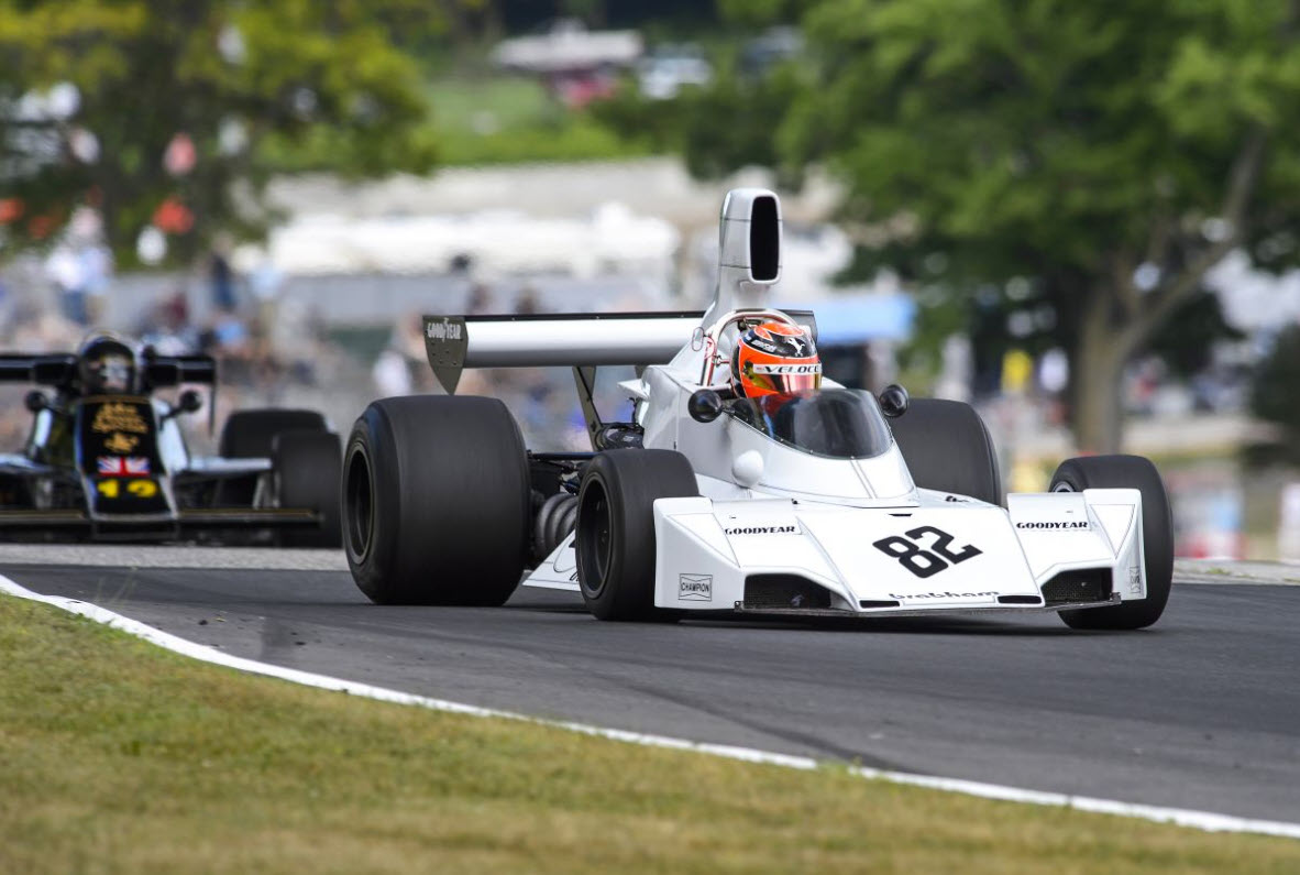 Masters F1 historic racing features at the WeatherTech International challenge with Brian Redman at Road America