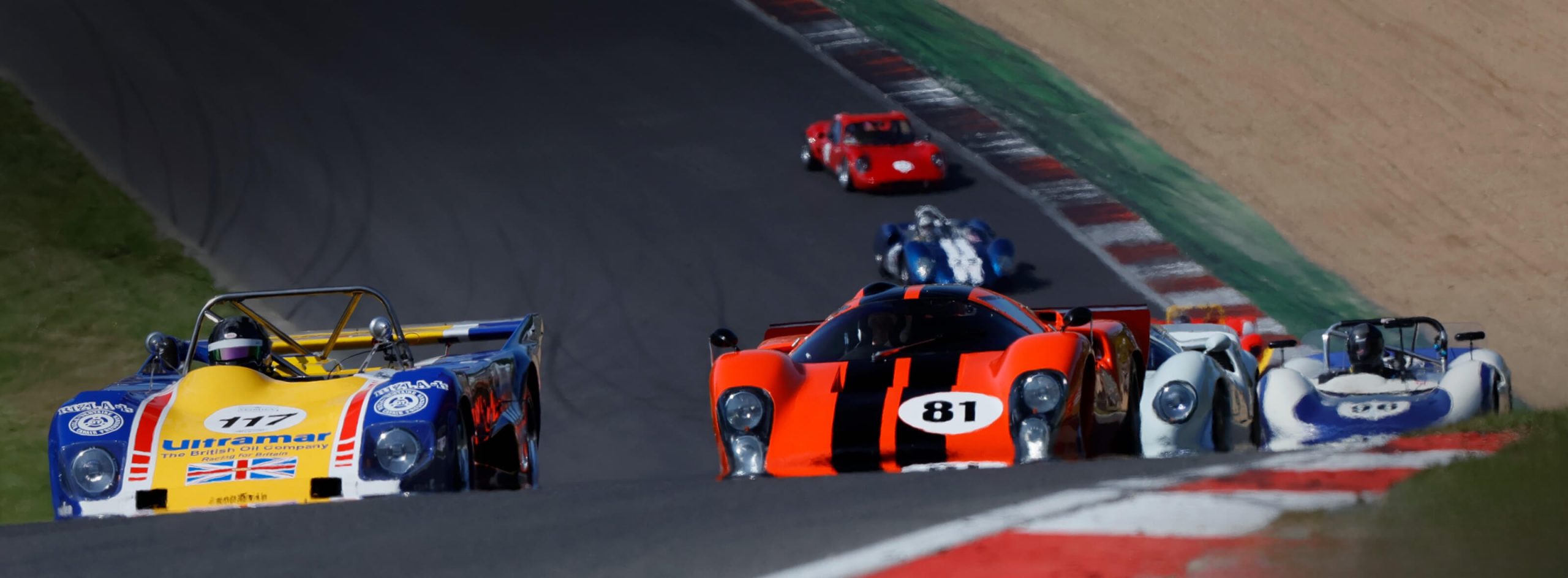 Iconic sportscar racing at the Masters Historic Festival at Brands Hatch